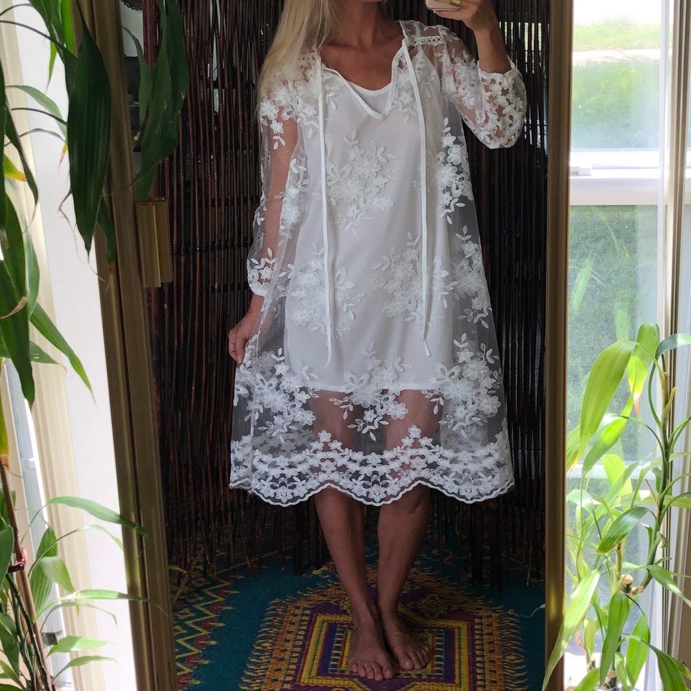 🌸NEW Lace and slip dress🌸